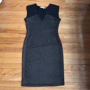 Rachel Roy black v-neck dress